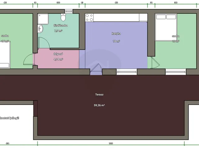 Eladó ház Acsa 63 nm