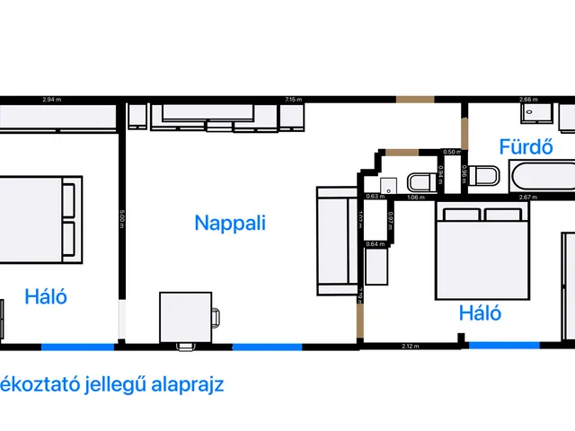 Kiadó lakás Budapest V. kerület, Lipótváros, Honvéd tér 10 70 nm