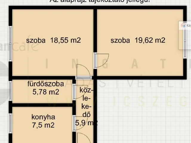 Eladó lakás Szeged, Újszeged 57 nm