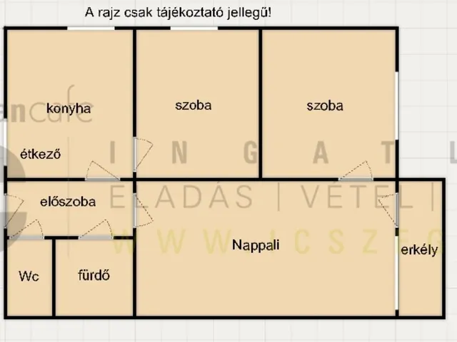 Eladó lakás Szeged, Felsőváros 70 nm