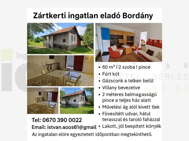 Eladó mezőgazdasági ingatlan Bordány 60 nm