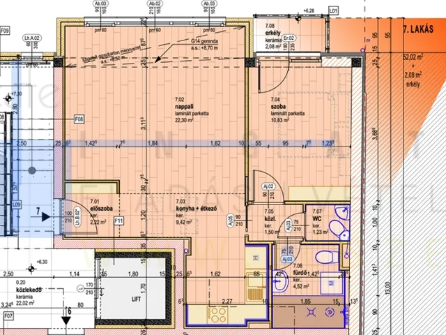 Eladó lakás Szeged, Felsőváros 53 nm