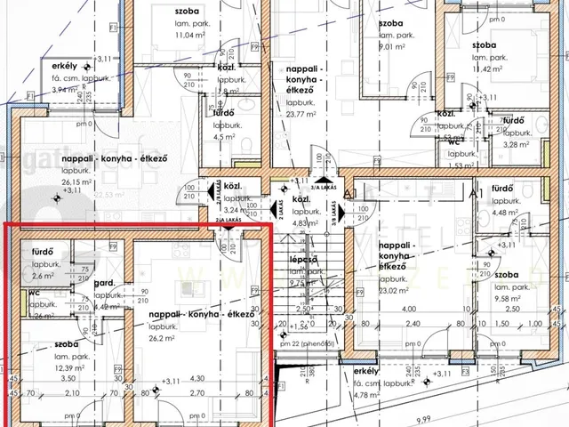 Eladó lakás Szeged, Alsóváros, Homok utca 47 nm