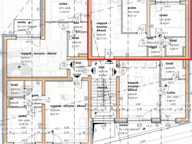 Eladó lakás Szeged, Alsóváros, Homok utca 50 nm