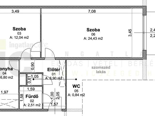 Eladó lakás Szeged, Makkosház, Bimbó utca 55 nm