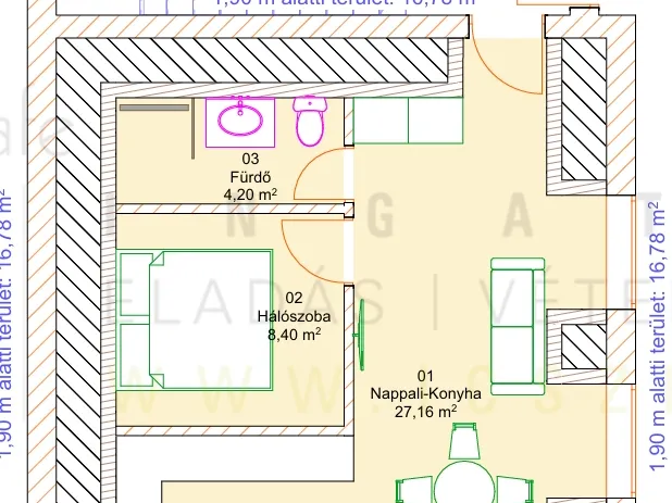 Eladó lakás Hódmezővásárhely 40 nm