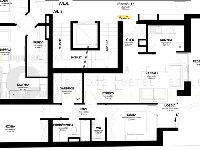 Eladó lakás Szeged, Felsőváros 82 nm