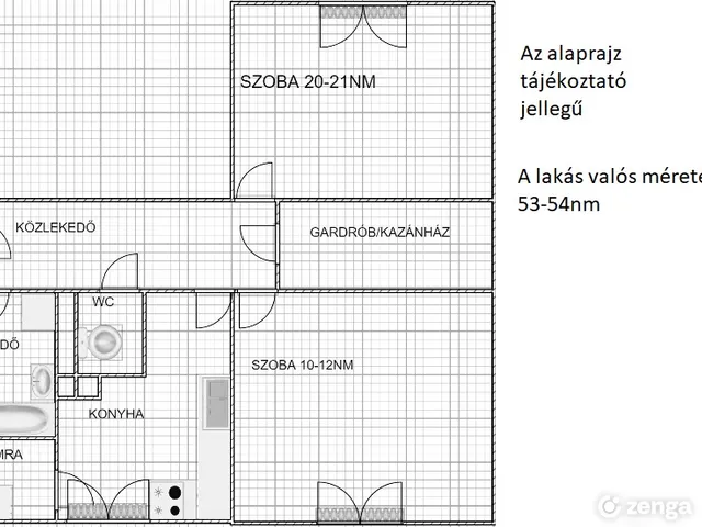 Eladó lakás Budapest XIV. kerület, Nagyzugló 54 nm