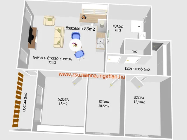 Eladó lakás Szekszárd, Újváros, Mátyás király utca 18 86 nm