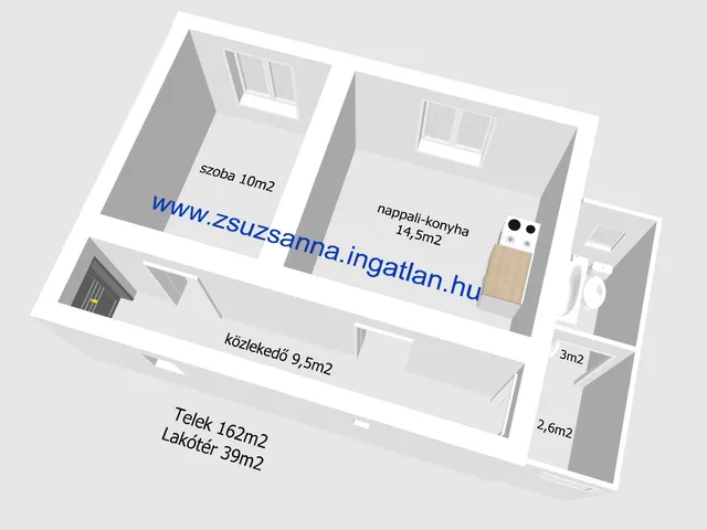 Eladó ház Szekszárd, Bethlen Gábor 39 nm
