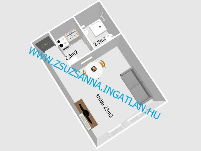 Eladó lakás Szekszárd, Barátság utca 39 28 nm