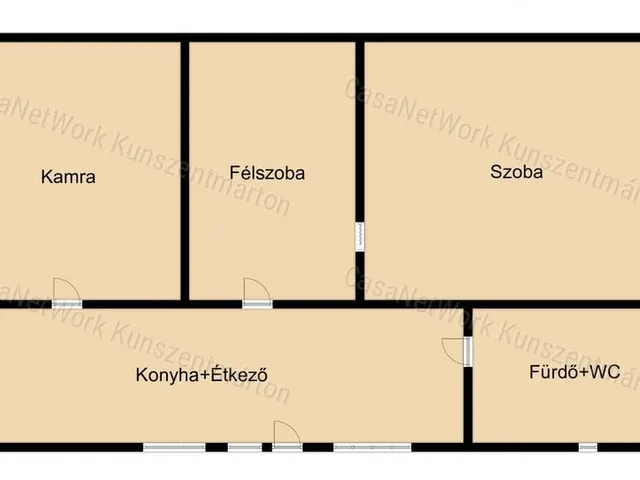 Eladó ház Tiszaug 47 nm