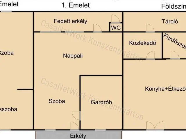 Eladó nyaraló Cserkeszőlő 86 nm
