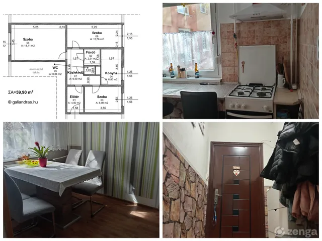 Eladó lakás Békéscsaba, Millenniumi lakótelep 64 nm