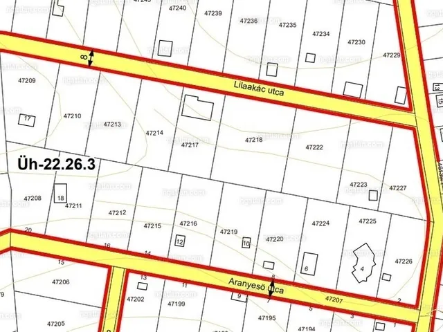 Eladó telek Miskolc, Miskolctapolca 1236 nm