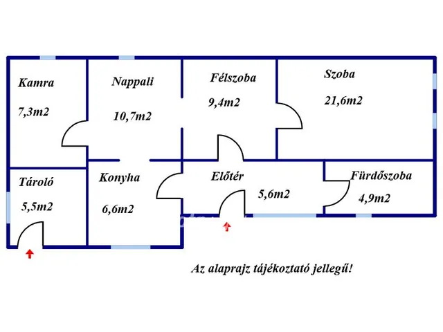 Eladó ház Tiszaörs 71 nm