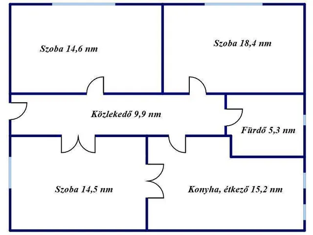 Eladó ház Szolnok 78 nm