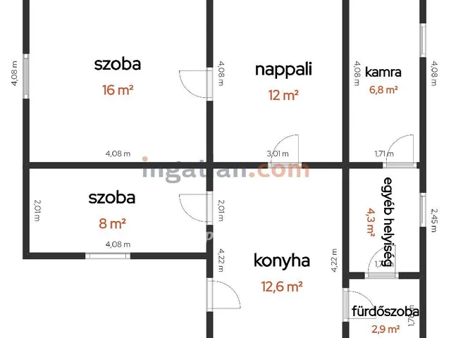 Eladó ház Cibakháza 62 nm