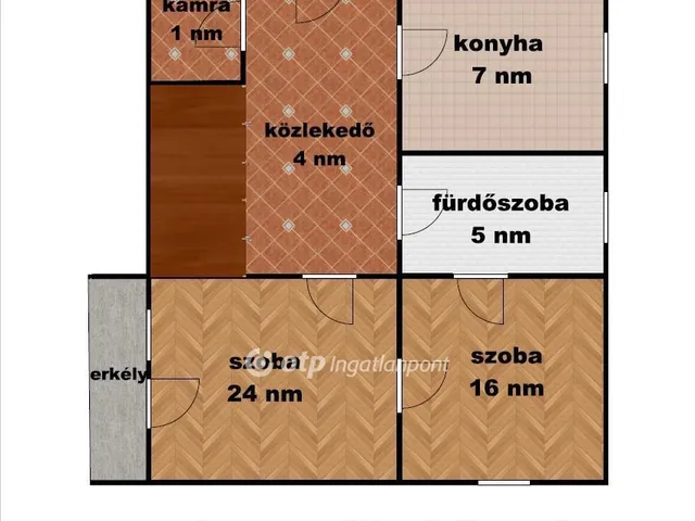Eladó lakás Törökszentmiklós 57 nm