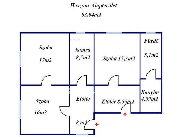 Eladó ház Tószeg 83 nm