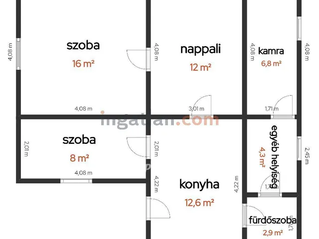 Eladó ház Cibakháza 62 nm