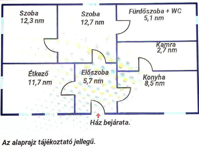 Eladó ház Jánoshida 58 nm
