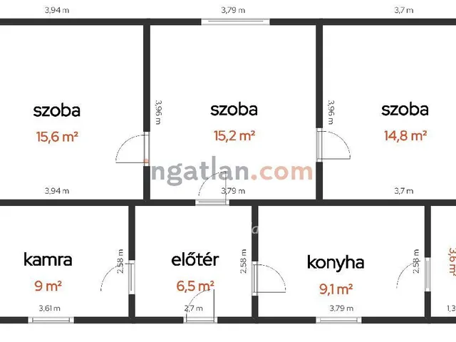 Eladó mezőgazdasági ingatlan Tiszakécske 73 nm