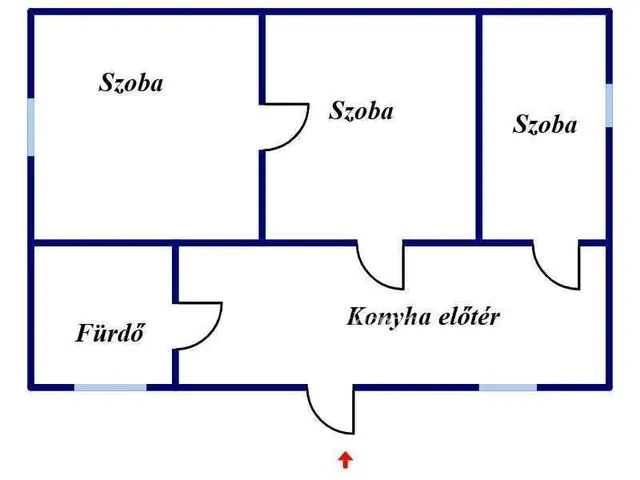 Eladó ház Újszász 57 nm