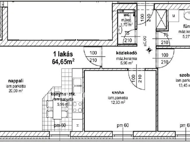 Eladó lakás Cegléd 64 nm