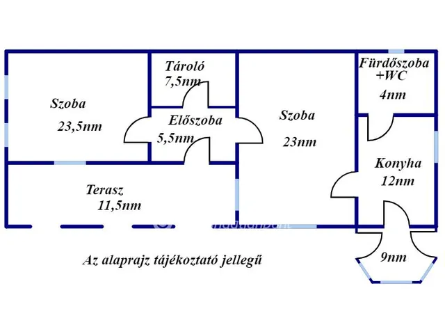 Eladó ház Egyek 96 nm