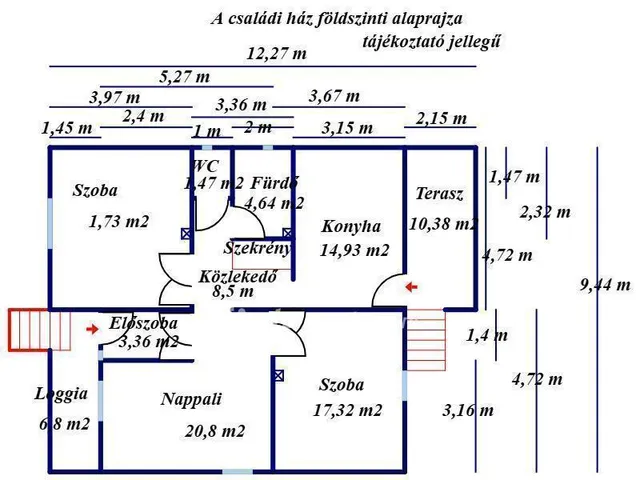 Eladó ház Szolnok 89 nm