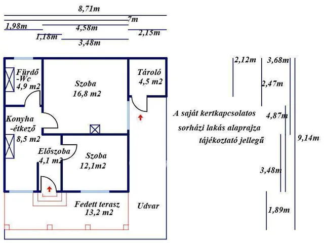 Eladó lakás Cegléd 46 nm