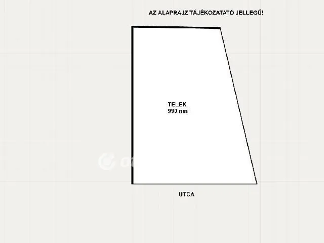 Eladó telek Farmos 990 nm