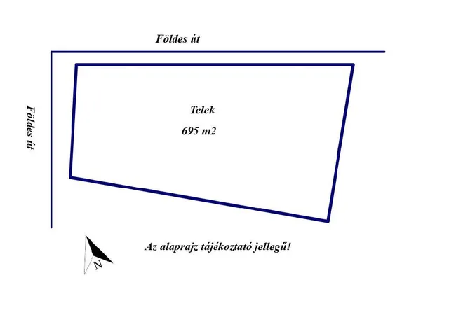 Eladó telek Monorierdő 695 nm