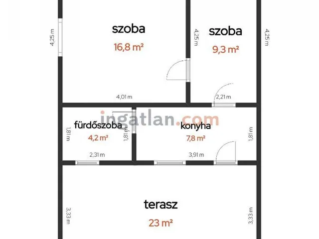 Eladó ház Cserkeszőlő 38 nm