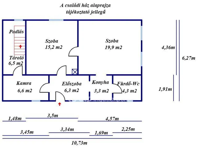 Eladó ház Szolnok 62 nm