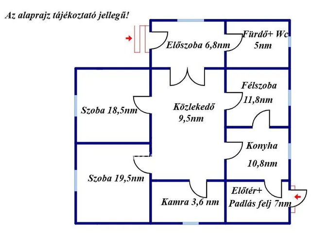 Eladó ház Kenderes 92 nm