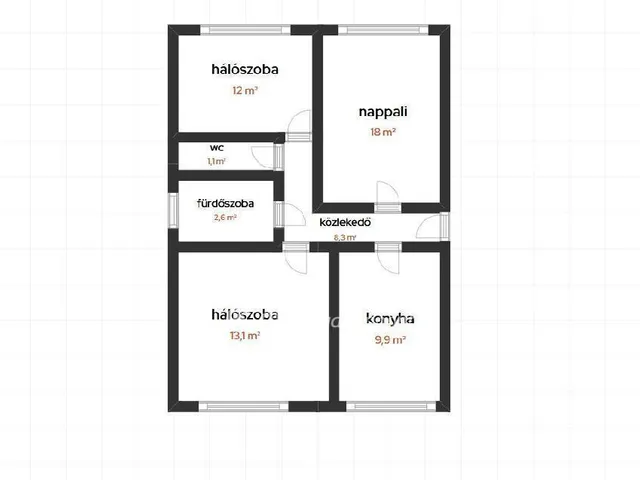 Eladó lakás Cegléd 65 nm
