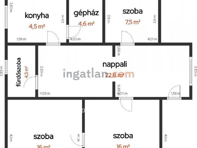 Eladó ház Tiszakécske 79 nm