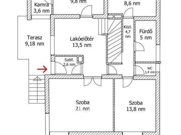 Eladó ház Budapest II. kerület 219 nm