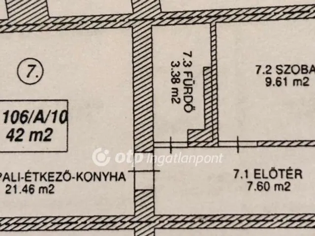 Eladó lakás Szolnok 42 nm