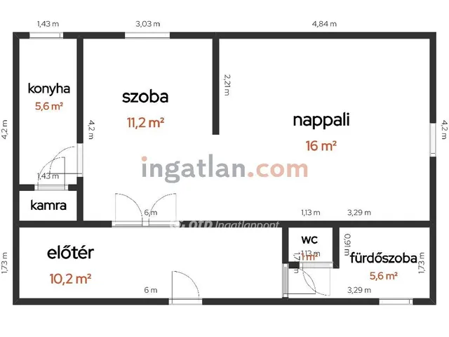 Eladó ház Tiszakécske 49 nm