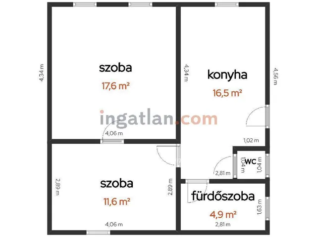 Eladó ház Tiszakécske 51 nm