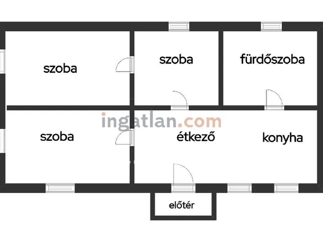 Eladó ház Tiszapüspöki 80 nm