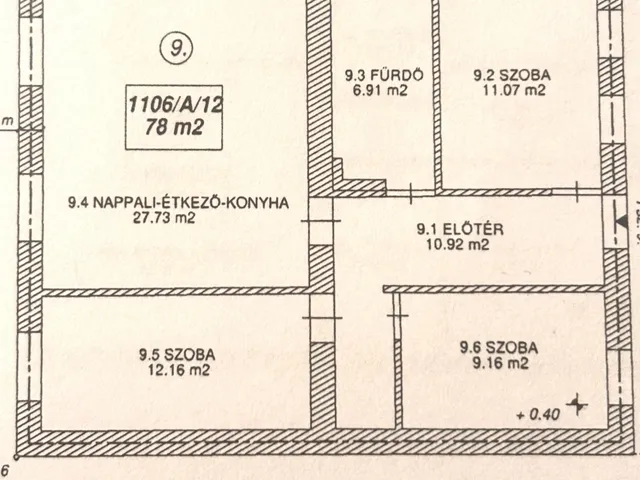 Eladó lakás Szolnok, Belváros 78 nm
