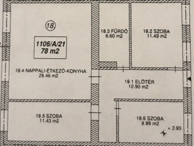 Eladó lakás Szolnok, Belváros 78 nm
