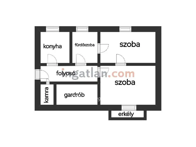 Eladó lakás Szolnok 54 nm
