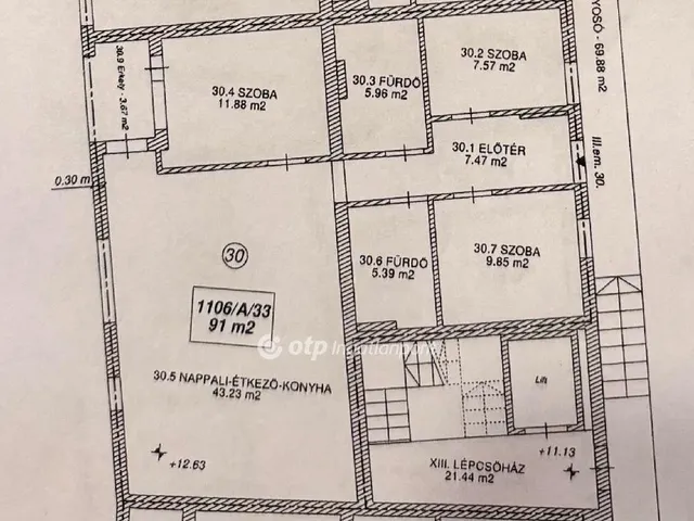 Eladó lakás Szolnok, Belváros 91 nm