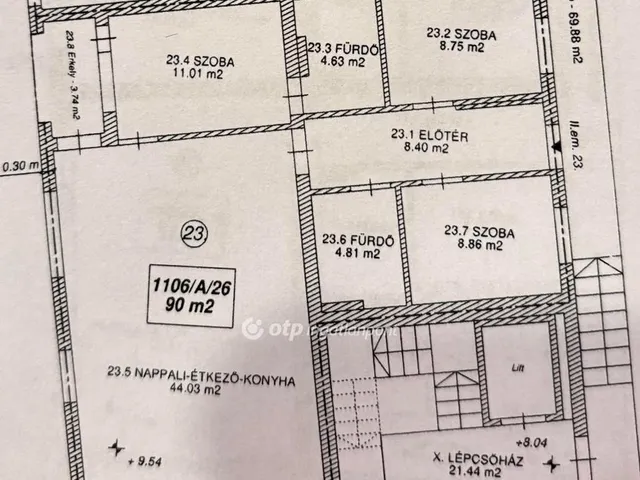 Eladó lakás Szolnok, Belváros 90 nm