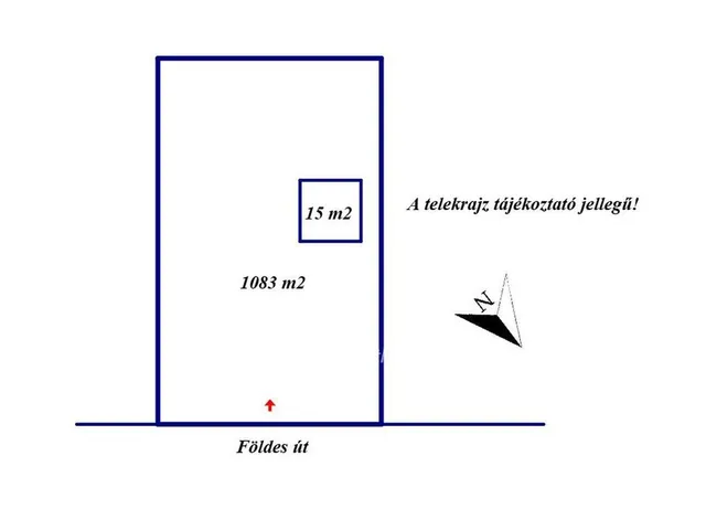Eladó telek Kecskemét, Szolnokihegy 1083 nm